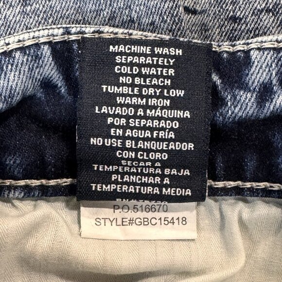 Buckle BKE Jeans Mens 34x30 Blue Jake Straight Mid Rise Stretch Distressed Denim - Picture 6 of 11